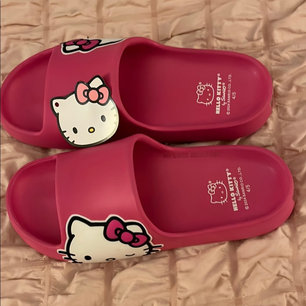 Hello Kitty Big Kids Slide Sandals - Pink
